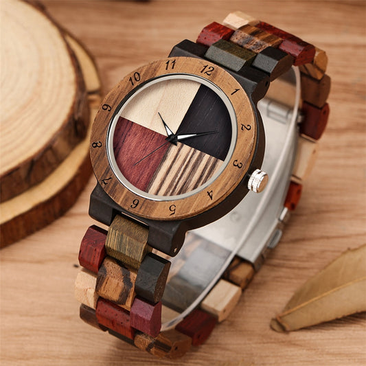 Ladies Full Wood Color Watch - Eminent Watches