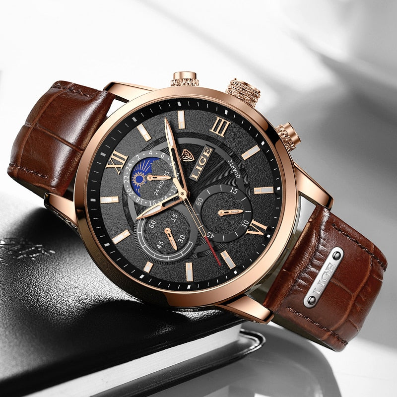 best-luxury-leather-strap-watches Waterproof - Eminent Watches