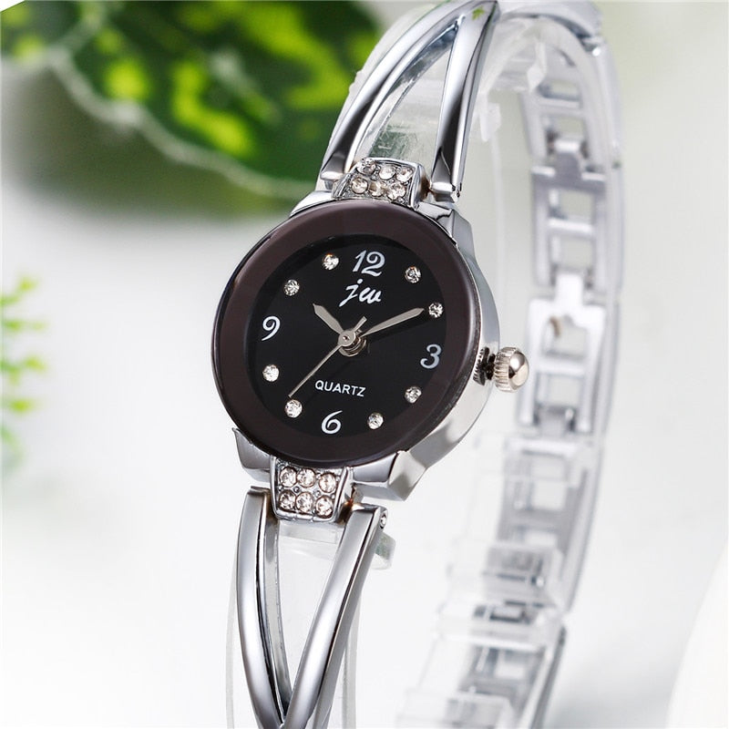 Rhinestone Quartz Women Bracelet  Watch - Eminent Watches