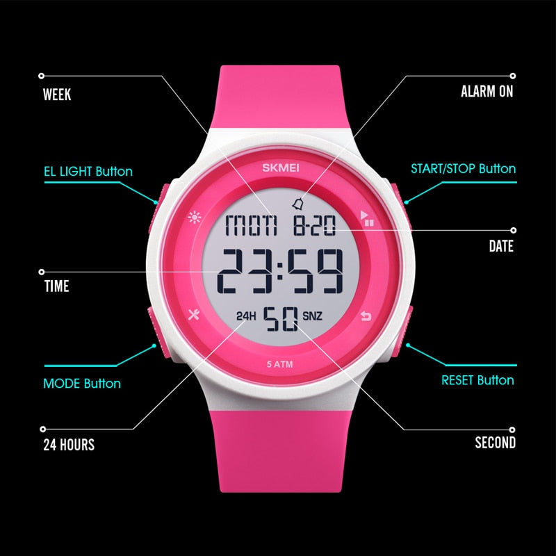 childs-digital-watch Simple Chronograph Wristwatch - Eminent Watches