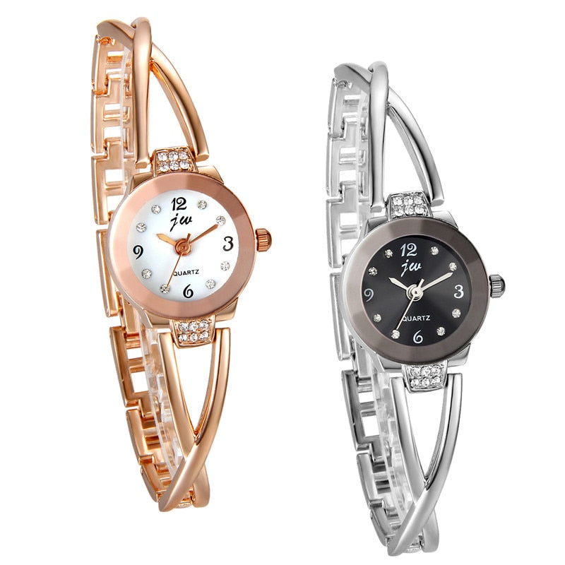 Rhinestone Quartz Women Bracelet  Watch - Eminent Watches