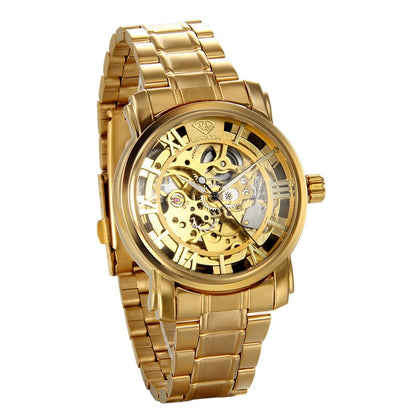 luxury-transparent-watches Gold SS Simple Business Watch - Eminent Watches