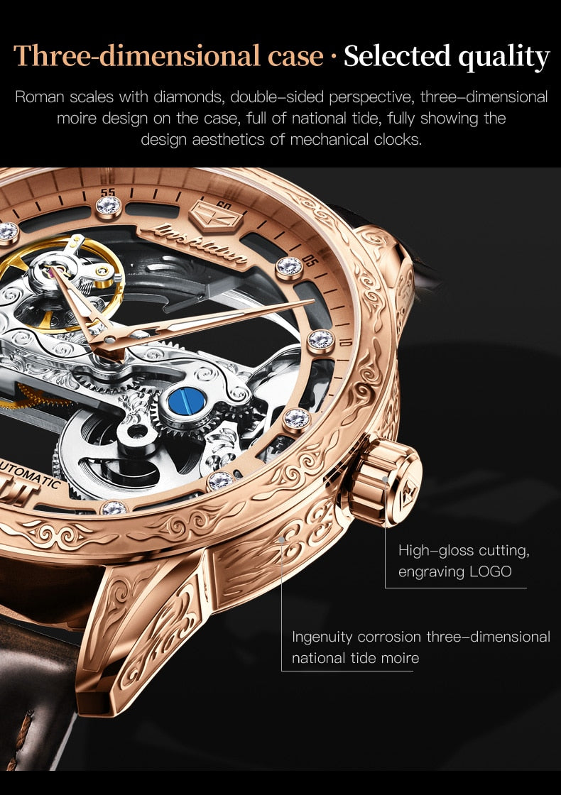 Mirror skeleton-watches - Eminent Watches