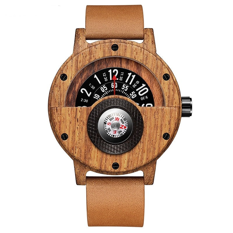 Multifunctional Wooden Wristwatch for Men - Eminent Watches