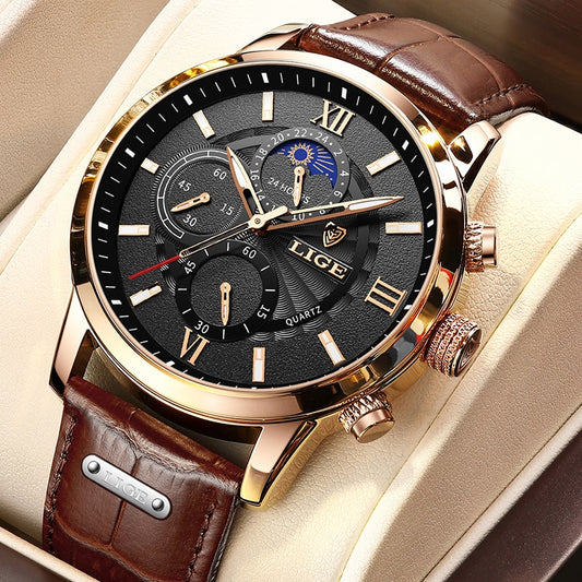 best-luxury-leather-strap-watches Waterproof - Eminent Watches