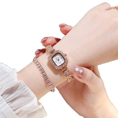 Rose Gold Crystal Bracelet Women Watches rose-gold-bracelets - Eminent Watches